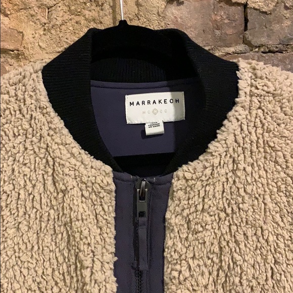 Anthropologie shearling bomber jacket - Picture 4 of 7